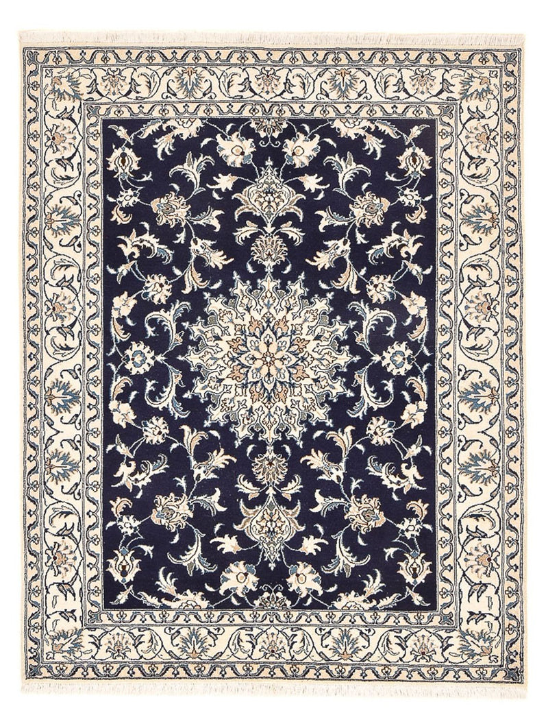 Perserteppich - Nain - 194 x 146 cm - dunkelblau