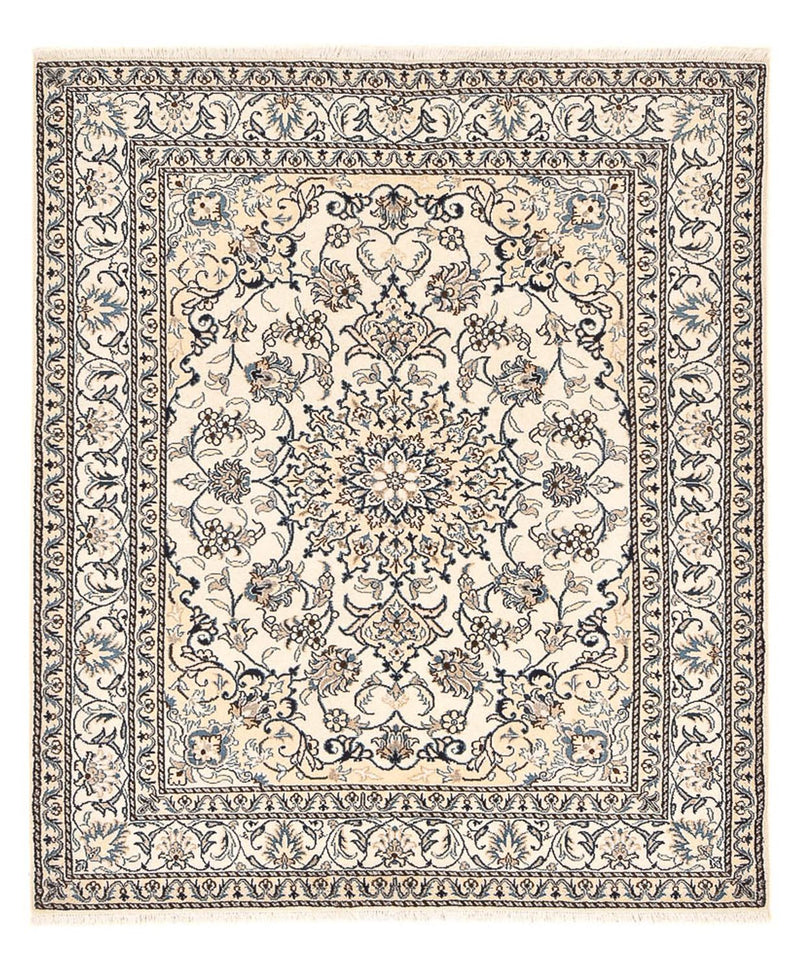 Perserteppich - Nain - 198 x 152 cm - hellbeige