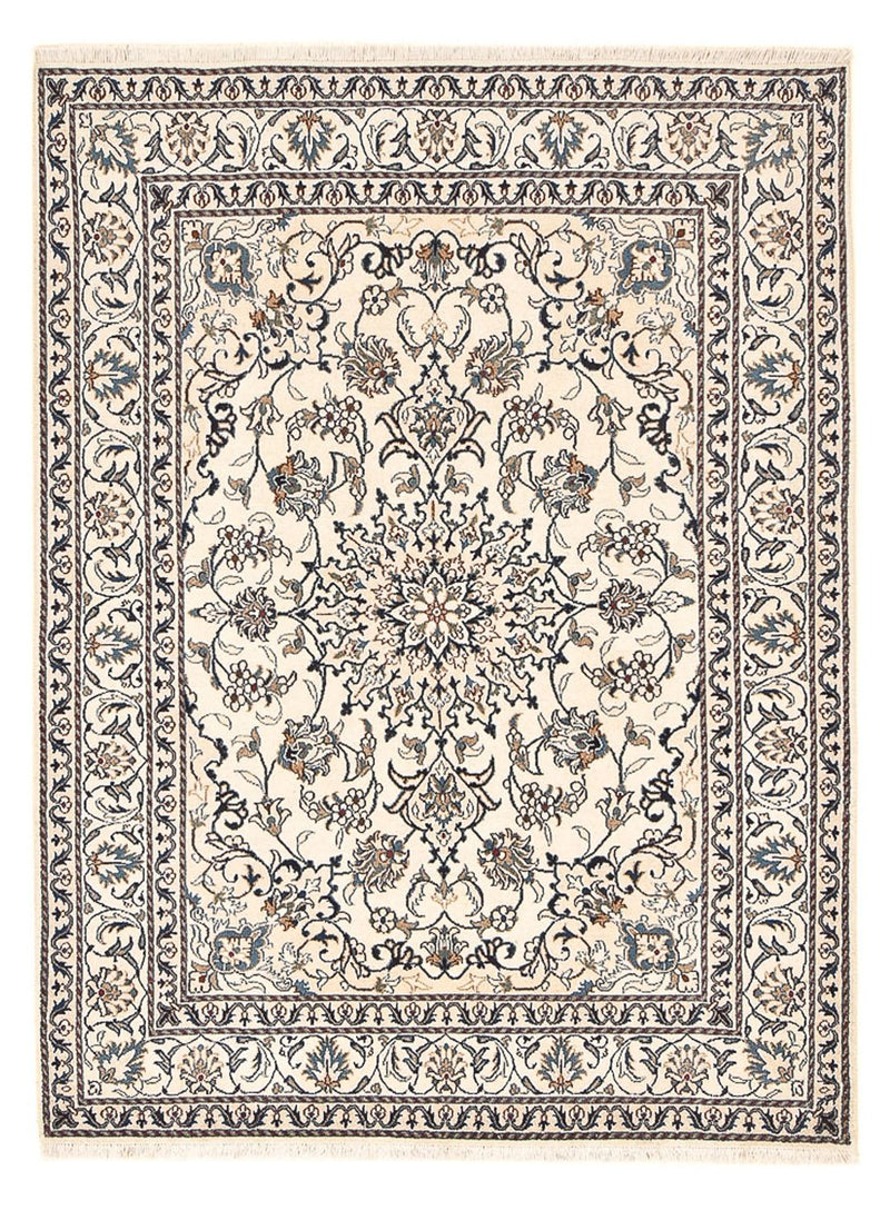 Perserteppich - Nain - 197 x 147 cm - hellbeige