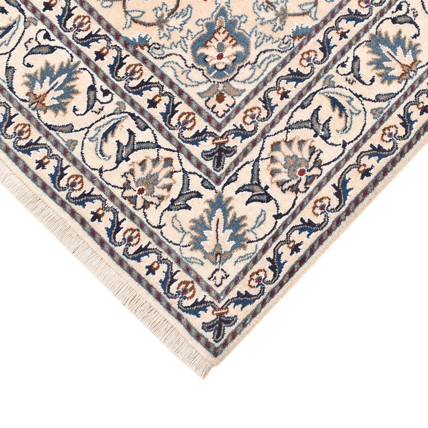 Perserteppich - Nain - 197 x 147 cm - hellbeige
