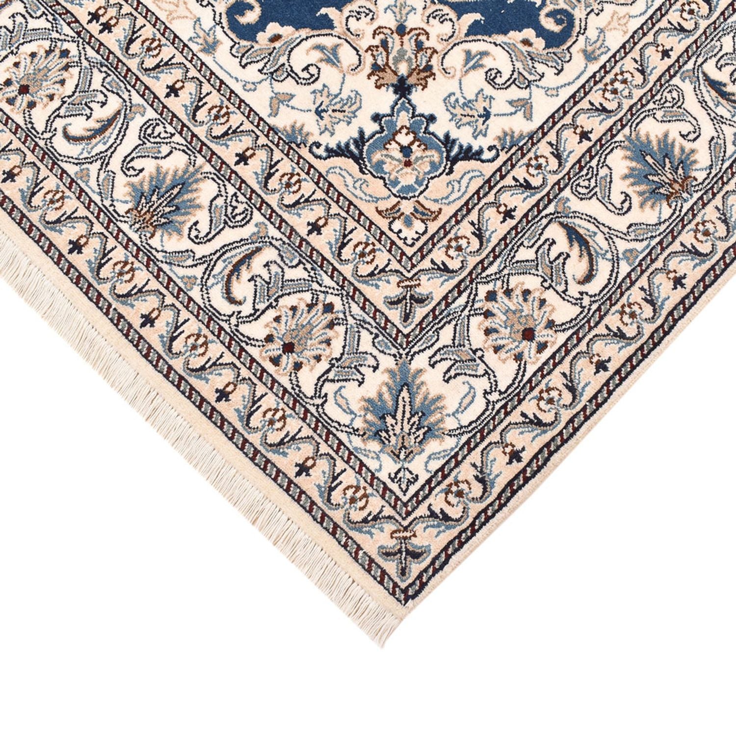 Perserteppich - Nain - 200 x 146 cm - hellblau