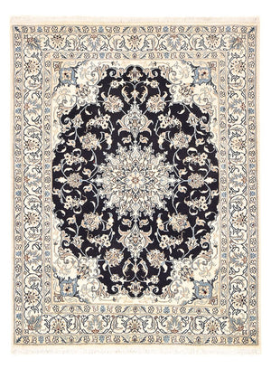 Perserteppich - Nain - 193 x 143 cm - dunkelblau
