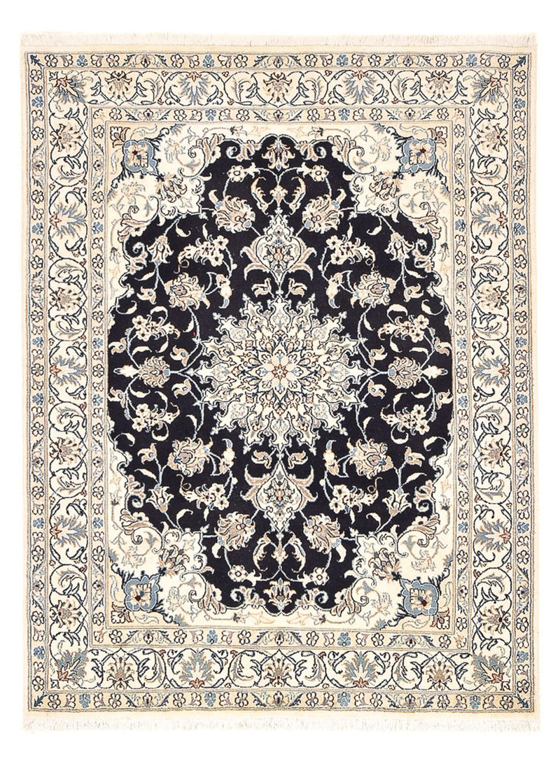 Perserteppich - Nain - 193 x 143 cm - dunkelblau