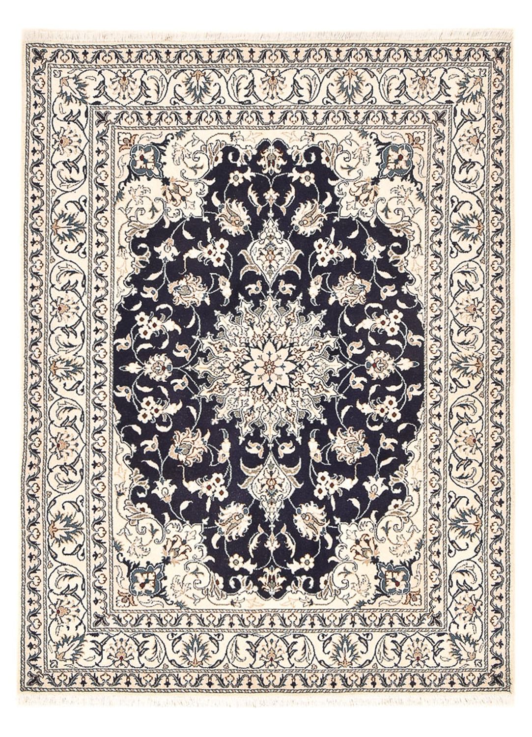 Perserteppich - Nain - 207 x 149 cm - dunkelblau
