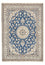 Perserteppich - Nain - 234 x 166 cm - blau