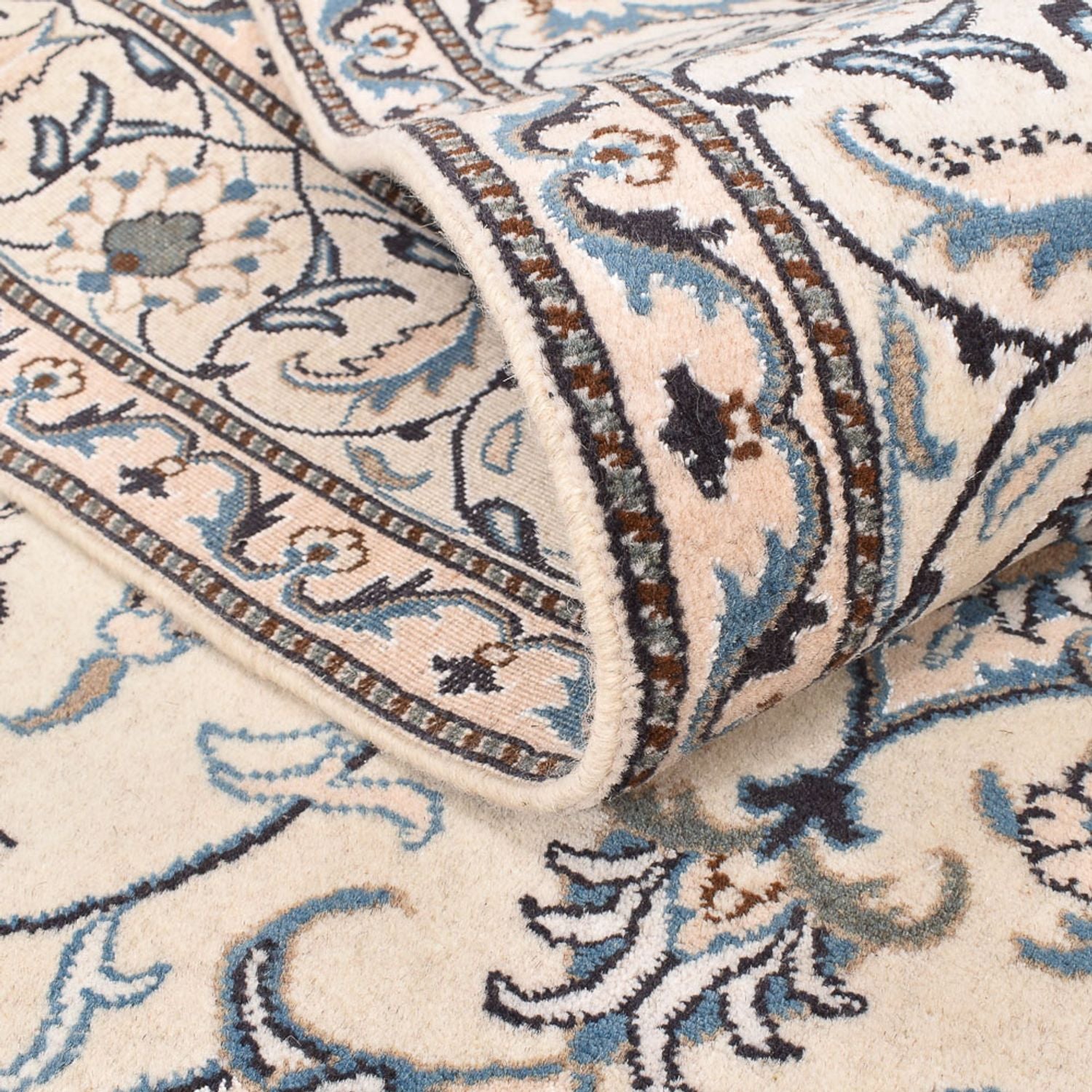 Perserteppich - Nain - 239 x 170 cm - hellbeige