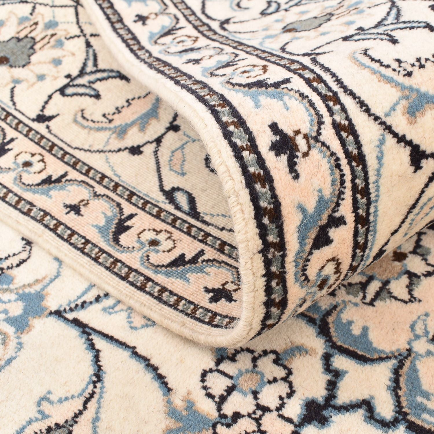 Perserteppich - Nain - 237 x 167 cm - hellbeige