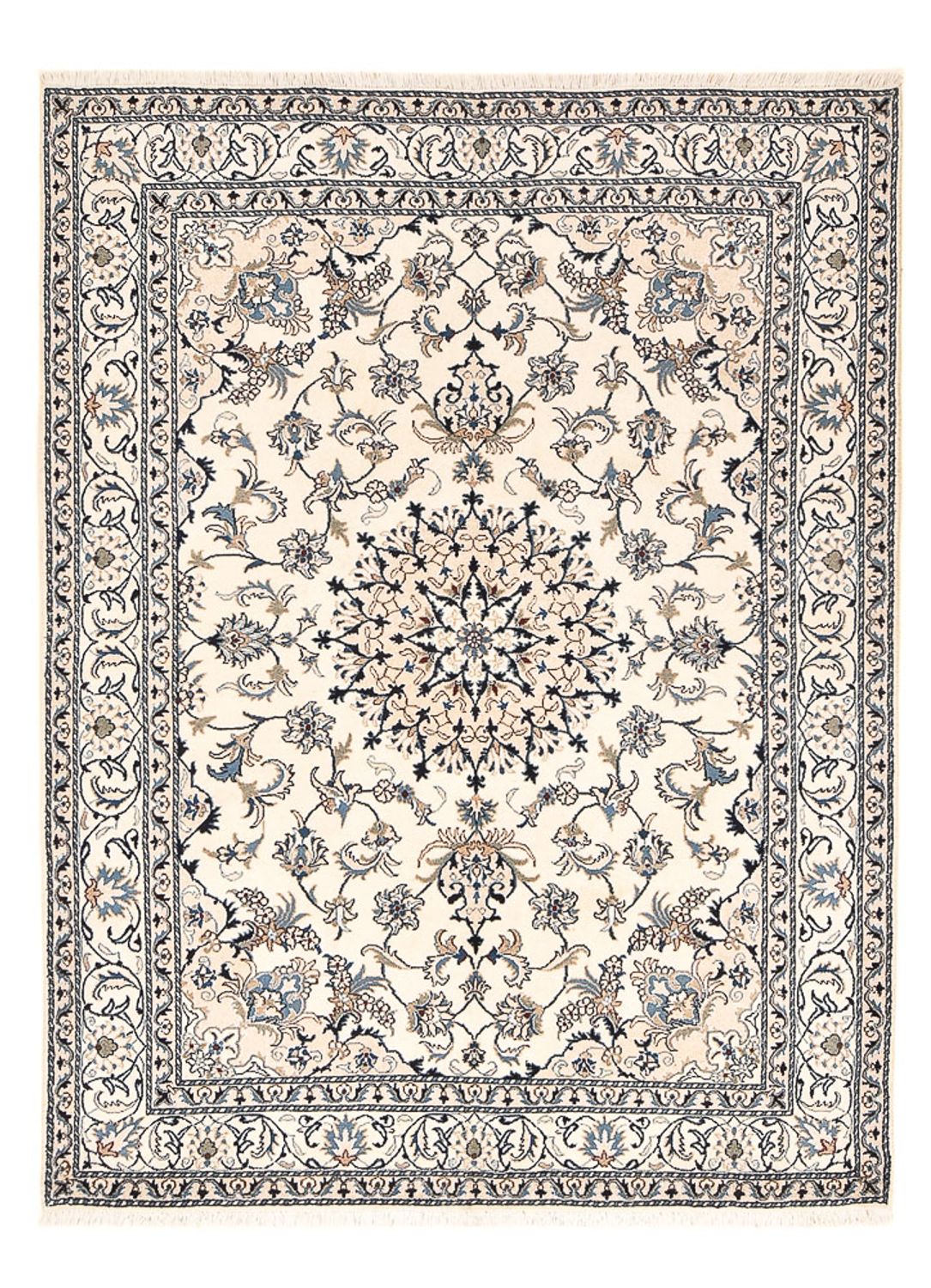 Perserteppich - Nain - 236 x 164 cm - hellbeige