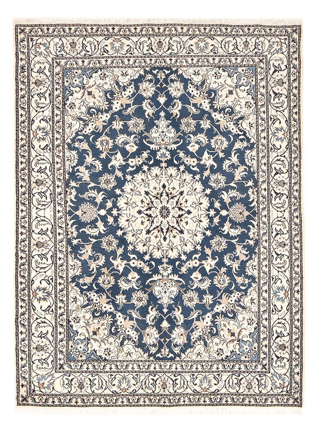 Perserteppich - Nain - 233 x 168 cm - hellblau