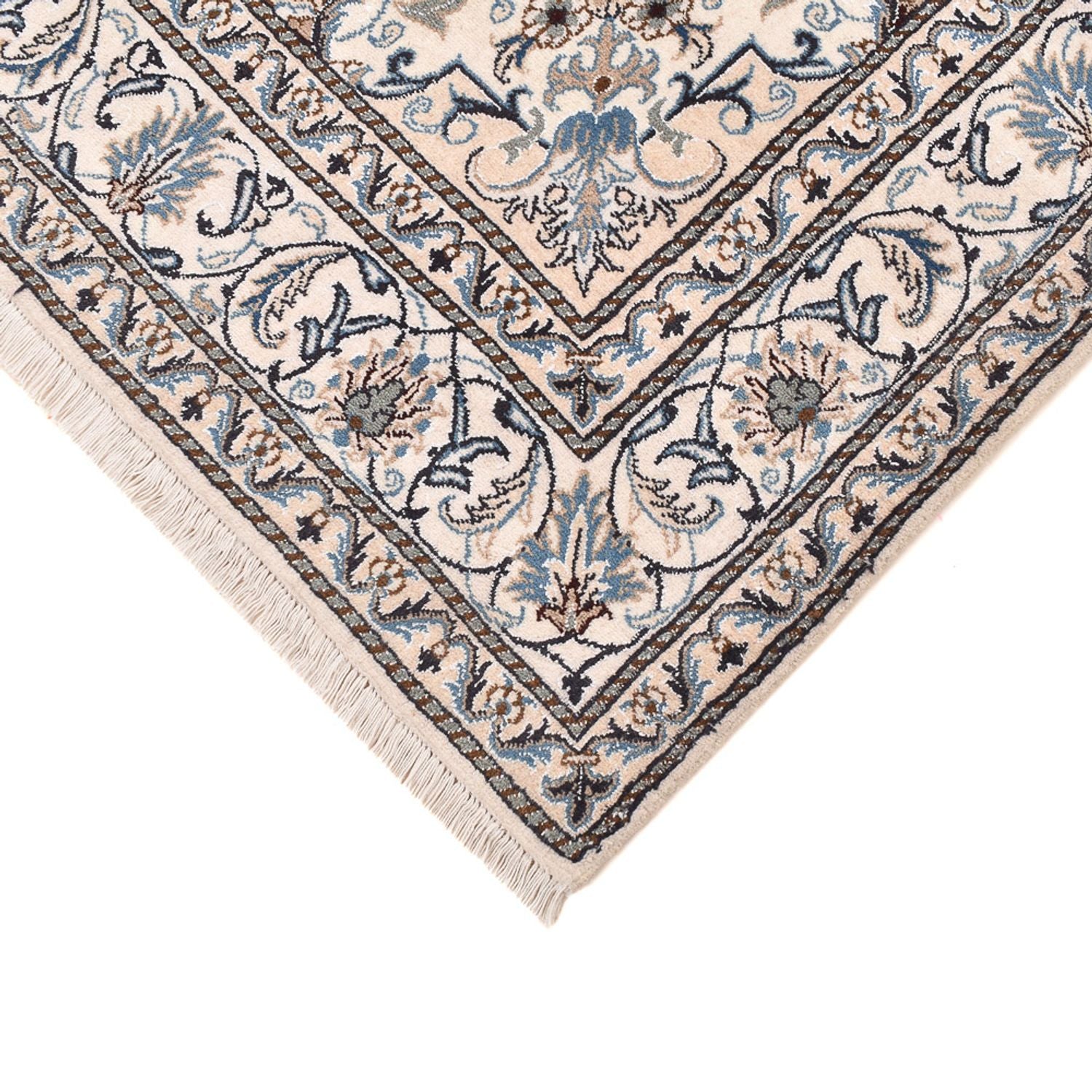 Perserteppich - Nain - 238 x 161 cm - dunkelblau