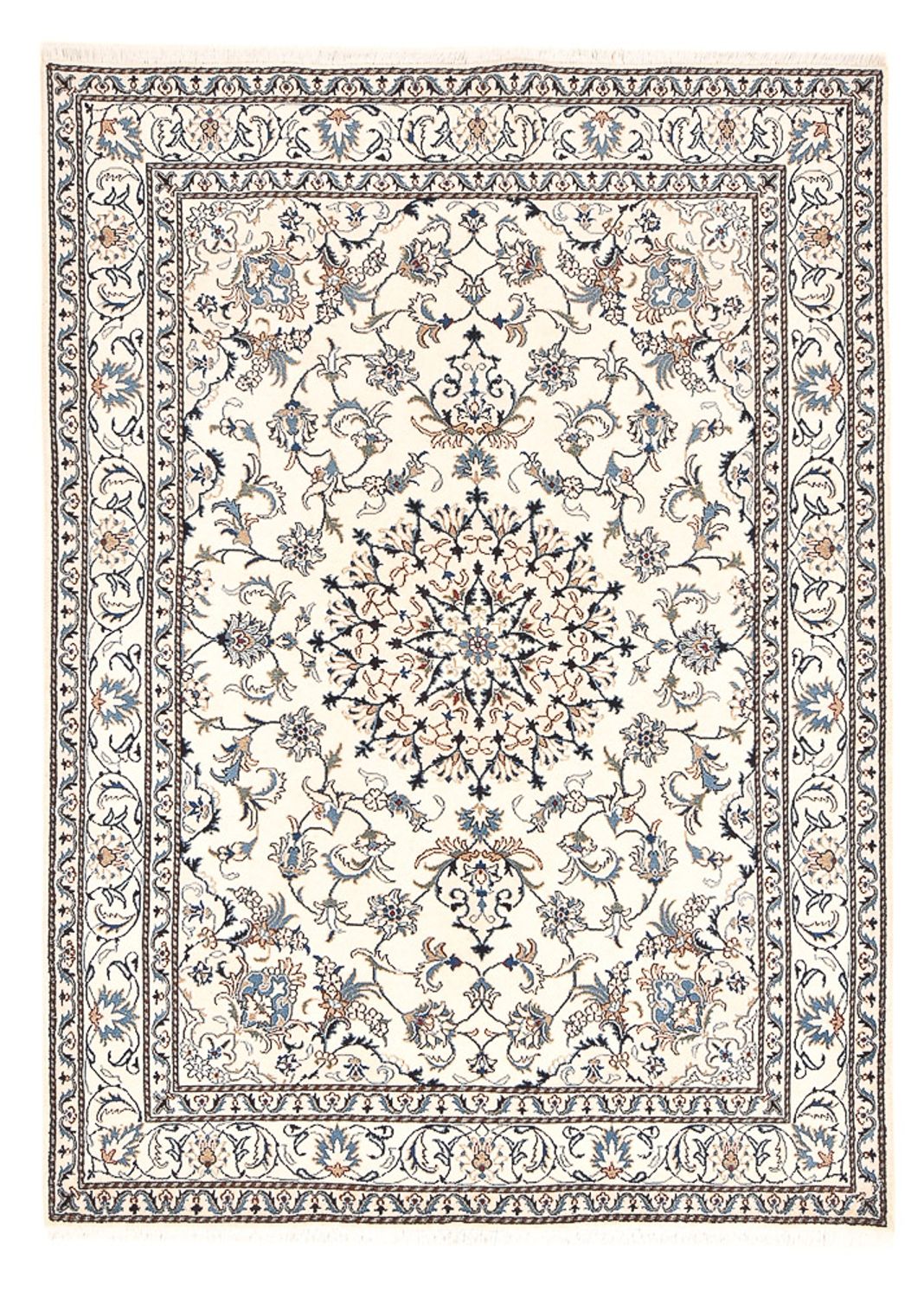 Perserteppich - Nain - 241 x 170 cm - hellbeige
