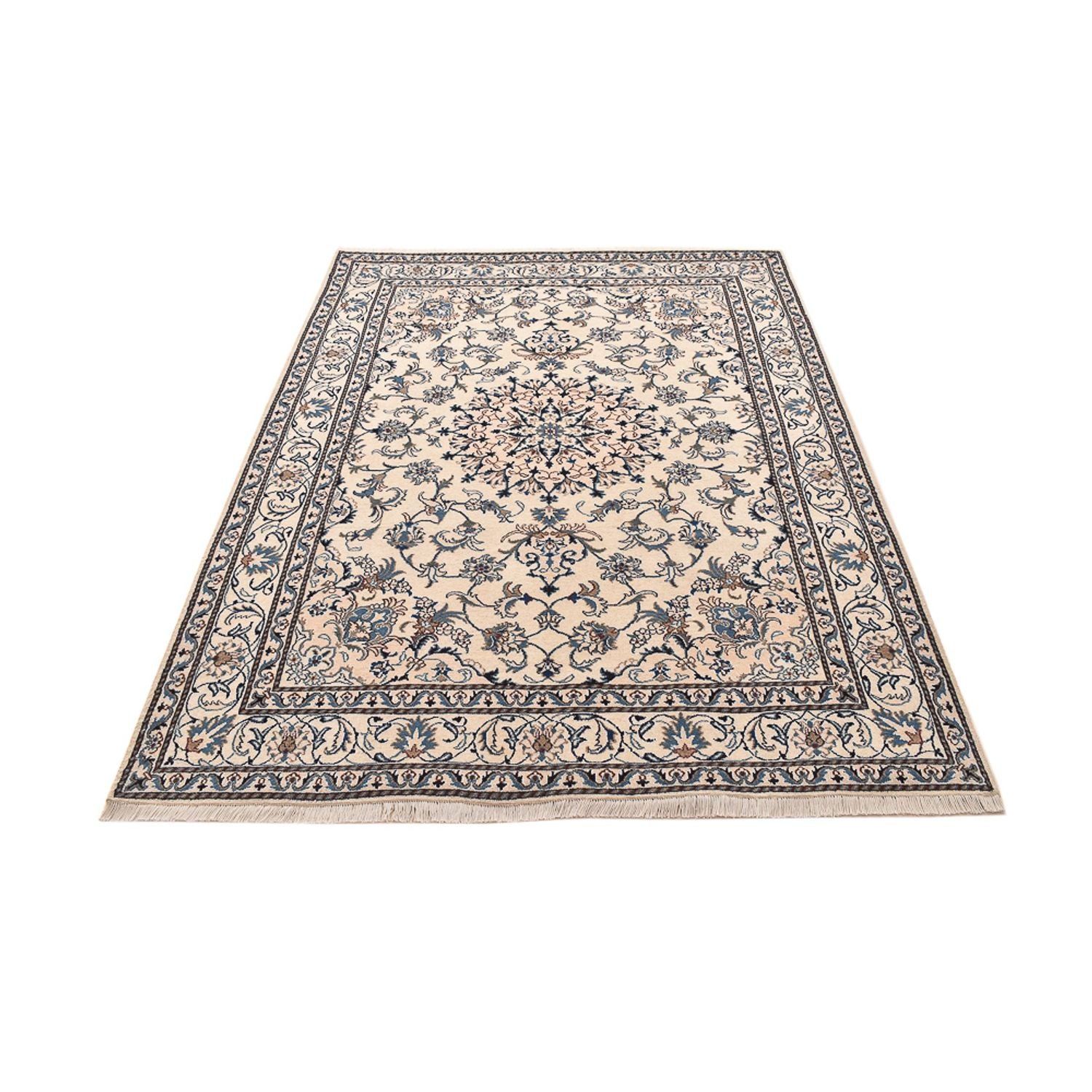 Perserteppich - Nain - 241 x 170 cm - hellbeige
