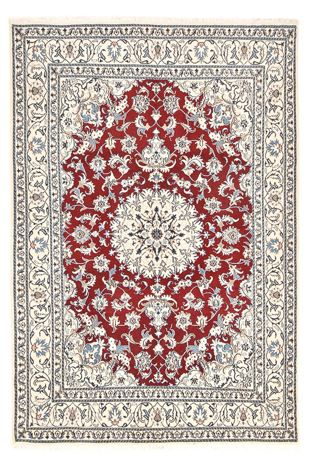 Perserteppich - Nain - 244 x 165 cm - rot