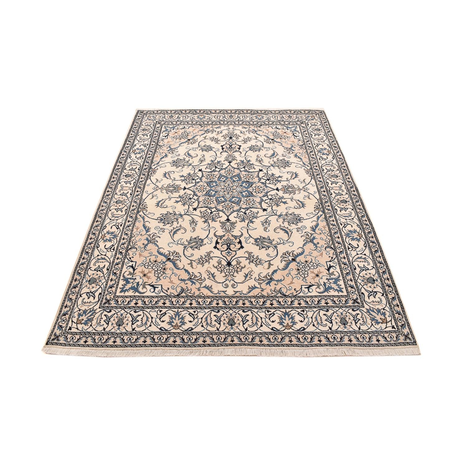 Perserteppich - Nain - 240 x 168 cm - hellbeige