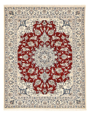 Perserteppich - Nain - 195 x 148 cm - rot