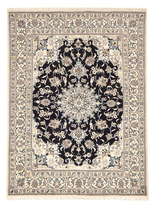 Perserteppich - Nain - 199 x 145 cm - dunkelblau