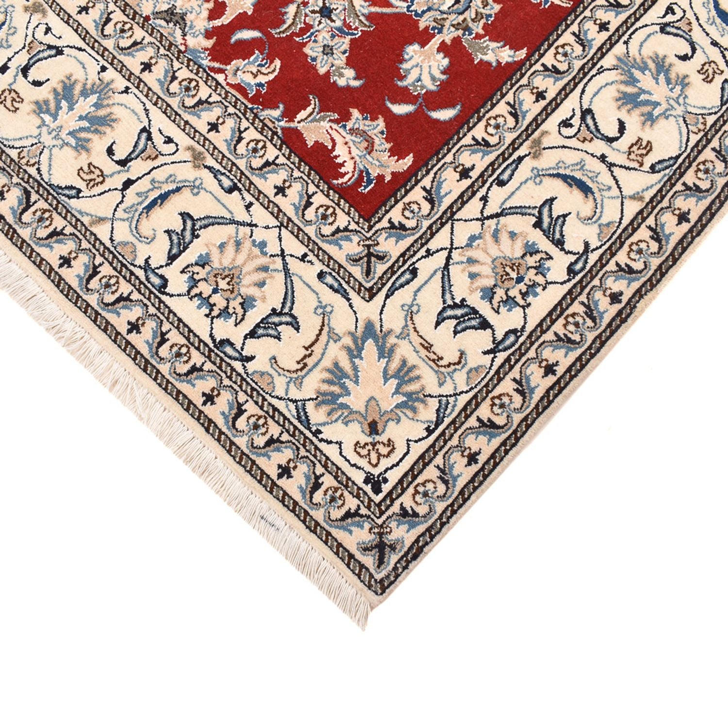 Perserteppich - Nain quadratisch  - 203 x 193 cm - rot