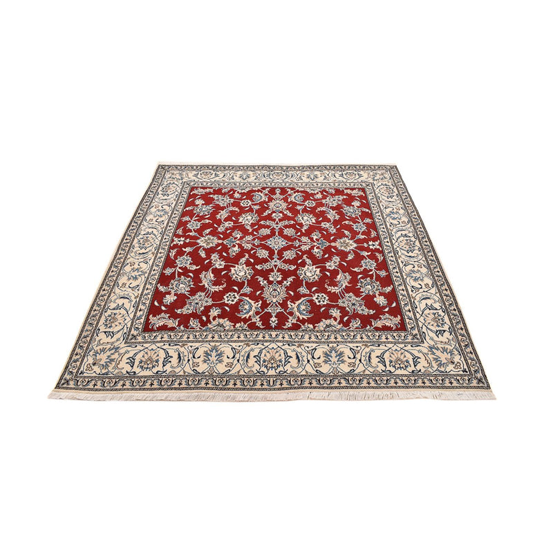 Perserteppich - Nain quadratisch  - 203 x 193 cm - rot