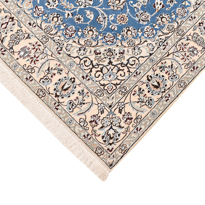 Perserteppich - Nain - Royal - 201 x 149 cm - hellblau