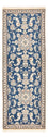 Läufer Perser - Nain - 209 x 78 cm - blau