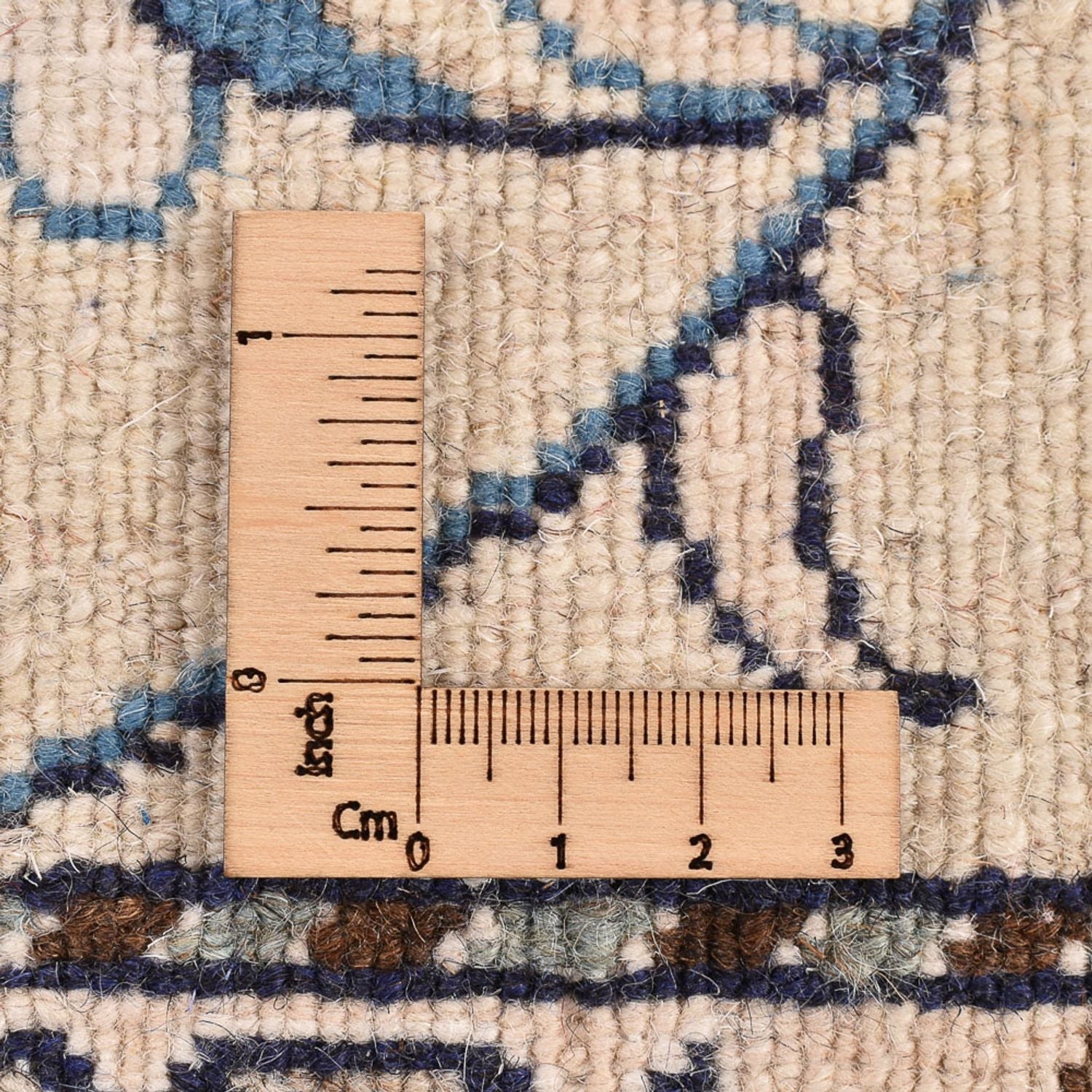 Läufer Perser - Nain - 307 x 78 cm - weiß