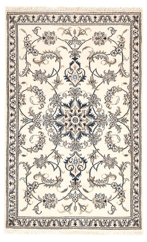 Perserteppich - Nain - 137 x 87 cm - hellbeige