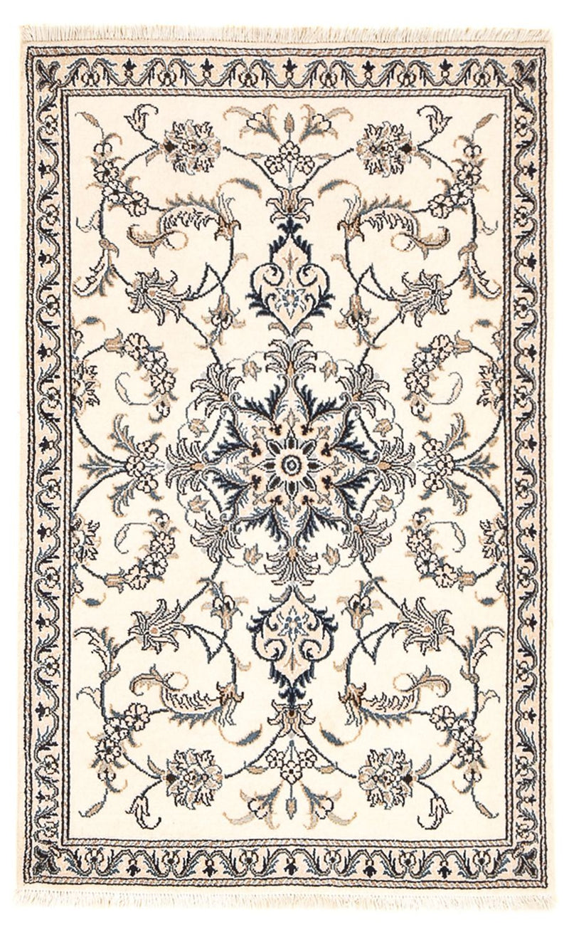 Perserteppich - Nain - 137 x 87 cm - hellbeige