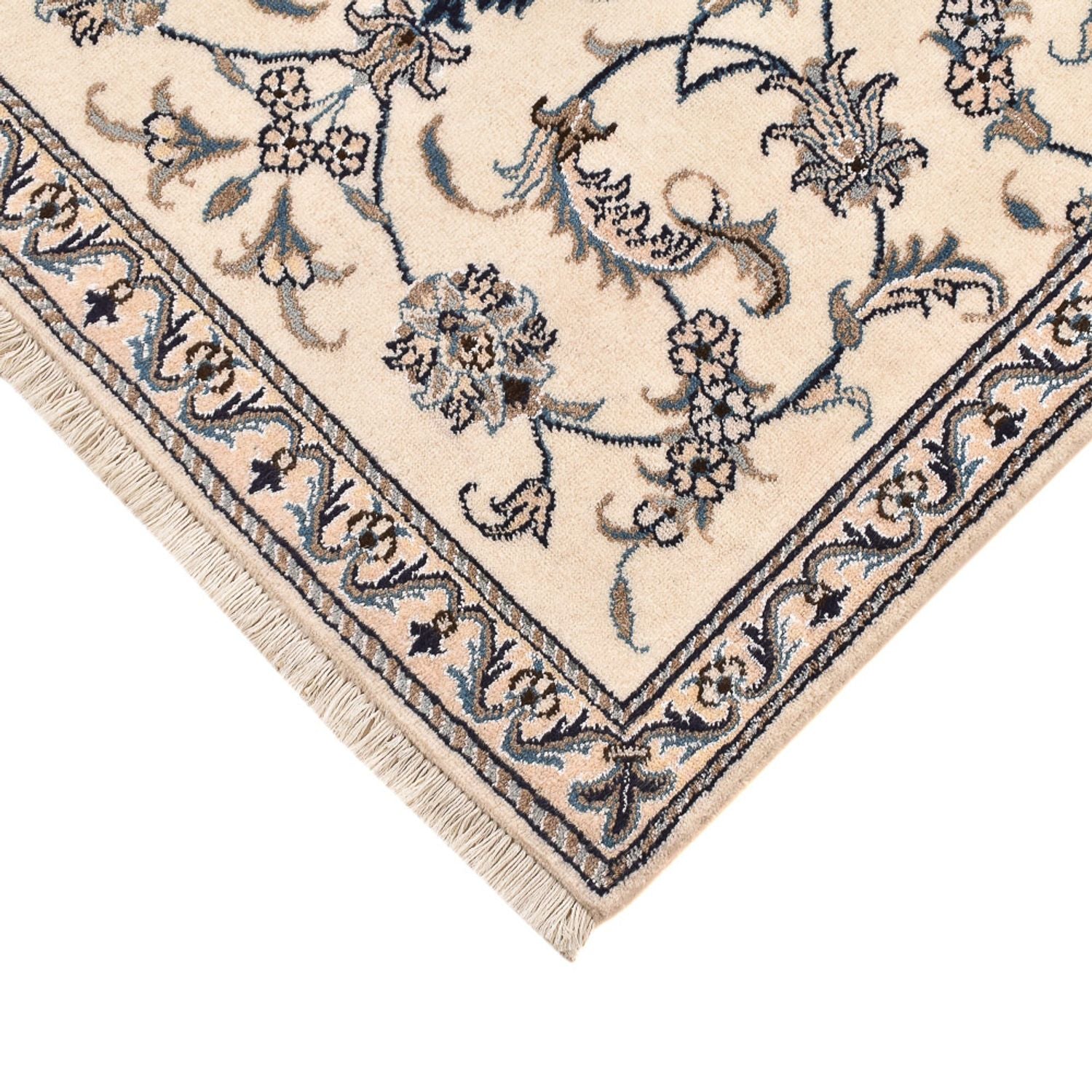 Perserteppich - Nain - 137 x 87 cm - hellbeige