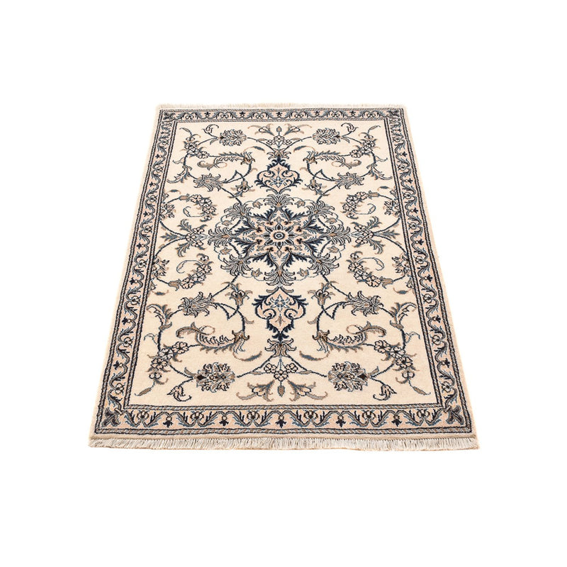 Perserteppich - Nain - 137 x 87 cm - hellbeige