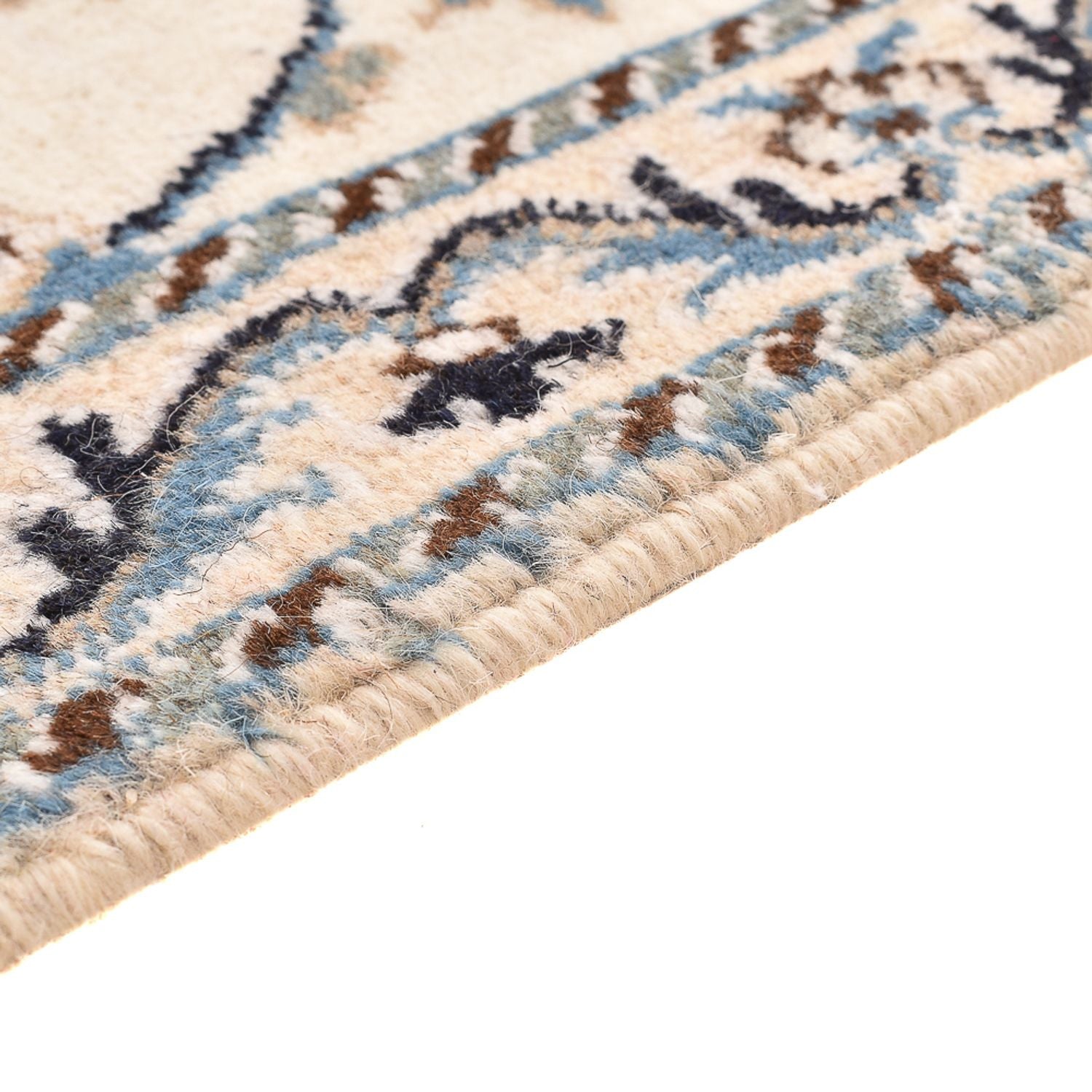 Perserteppich - Nain - 136 x 87 cm - hellbeige