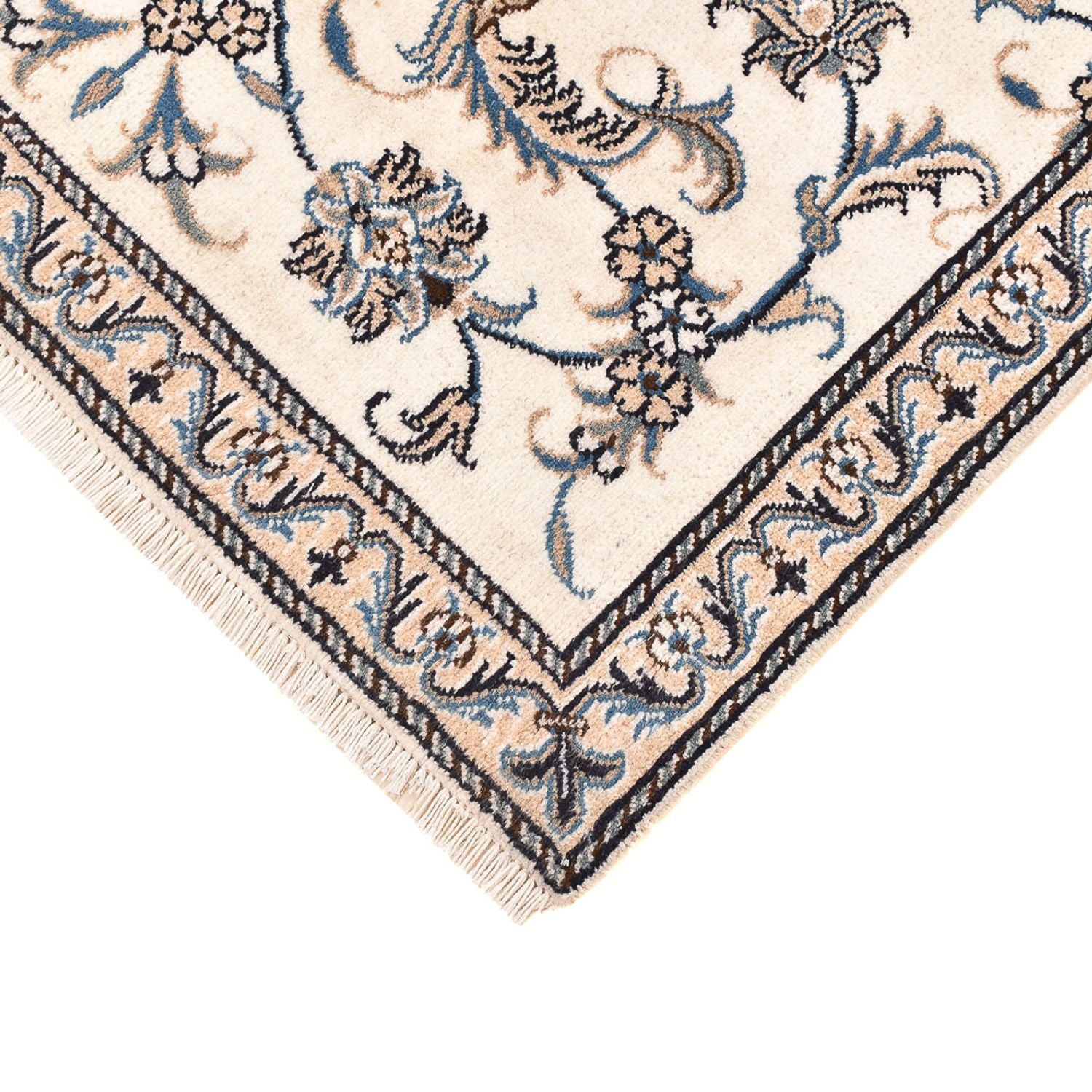 Perserteppich - Nain - 137 x 88 cm - hellbeige