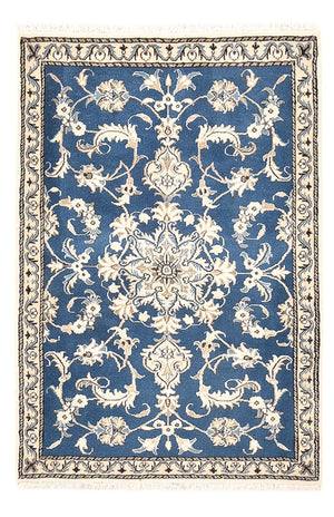 Perserteppich - Nain - 137 x 88 cm - blau