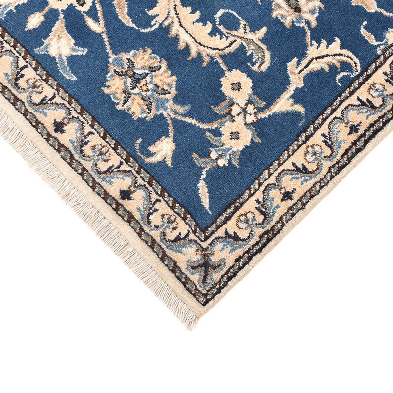 Perserteppich - Nain - 137 x 88 cm - blau