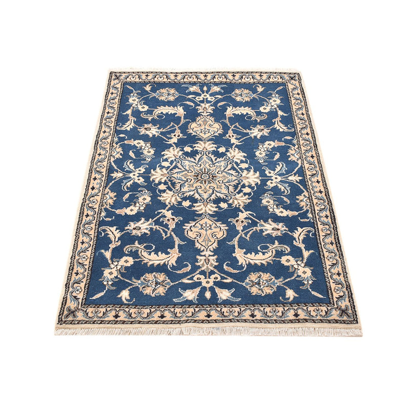 Perserteppich - Nain - 137 x 88 cm - blau