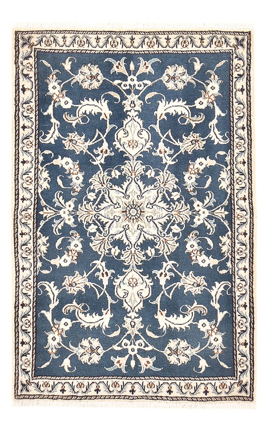 Perserteppich - Nain - 138 x 89 cm - blau
