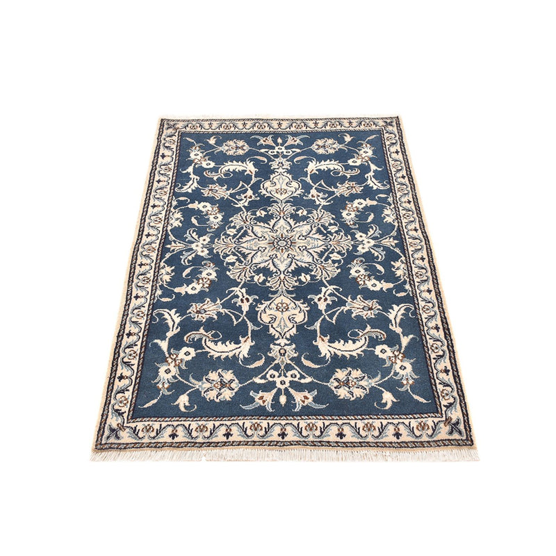 Perserteppich - Nain - 138 x 89 cm - blau