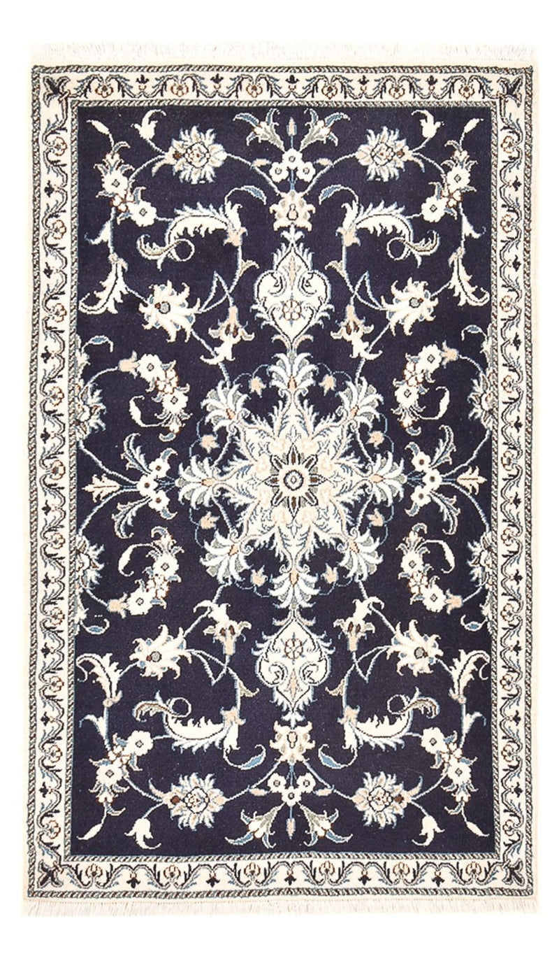 Perserteppich - Nain - 150 x 90 cm - dunkelblau