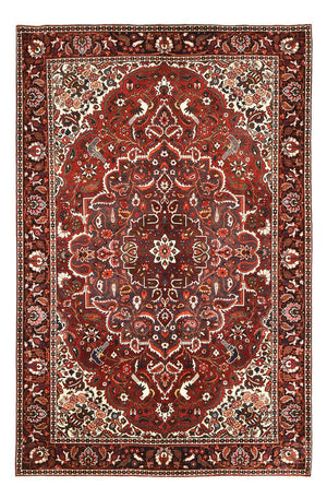 Perserteppich - Nomadic - 310 x 207 cm - dunkelrot