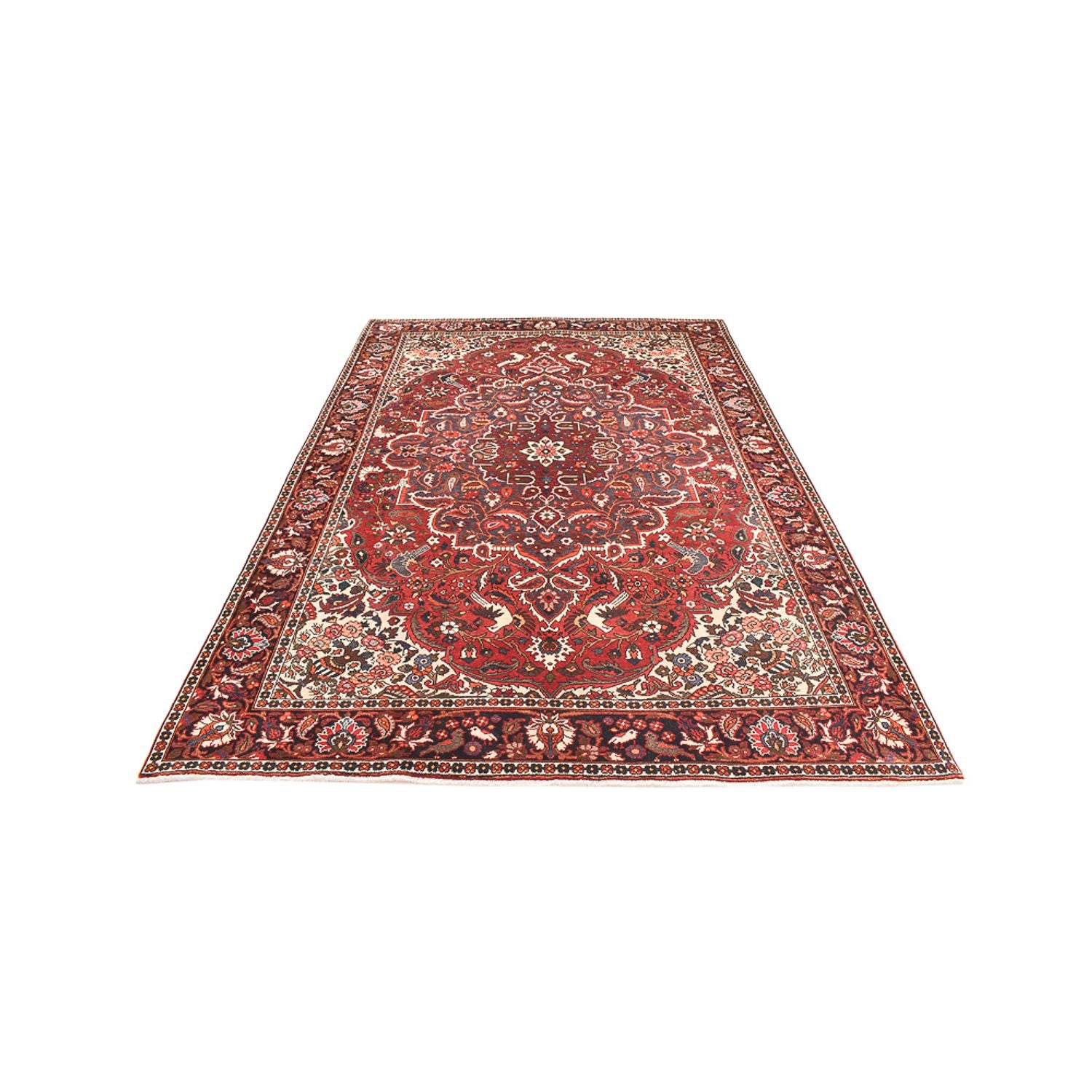 Perserteppich - Nomadic - 310 x 207 cm - dunkelrot
