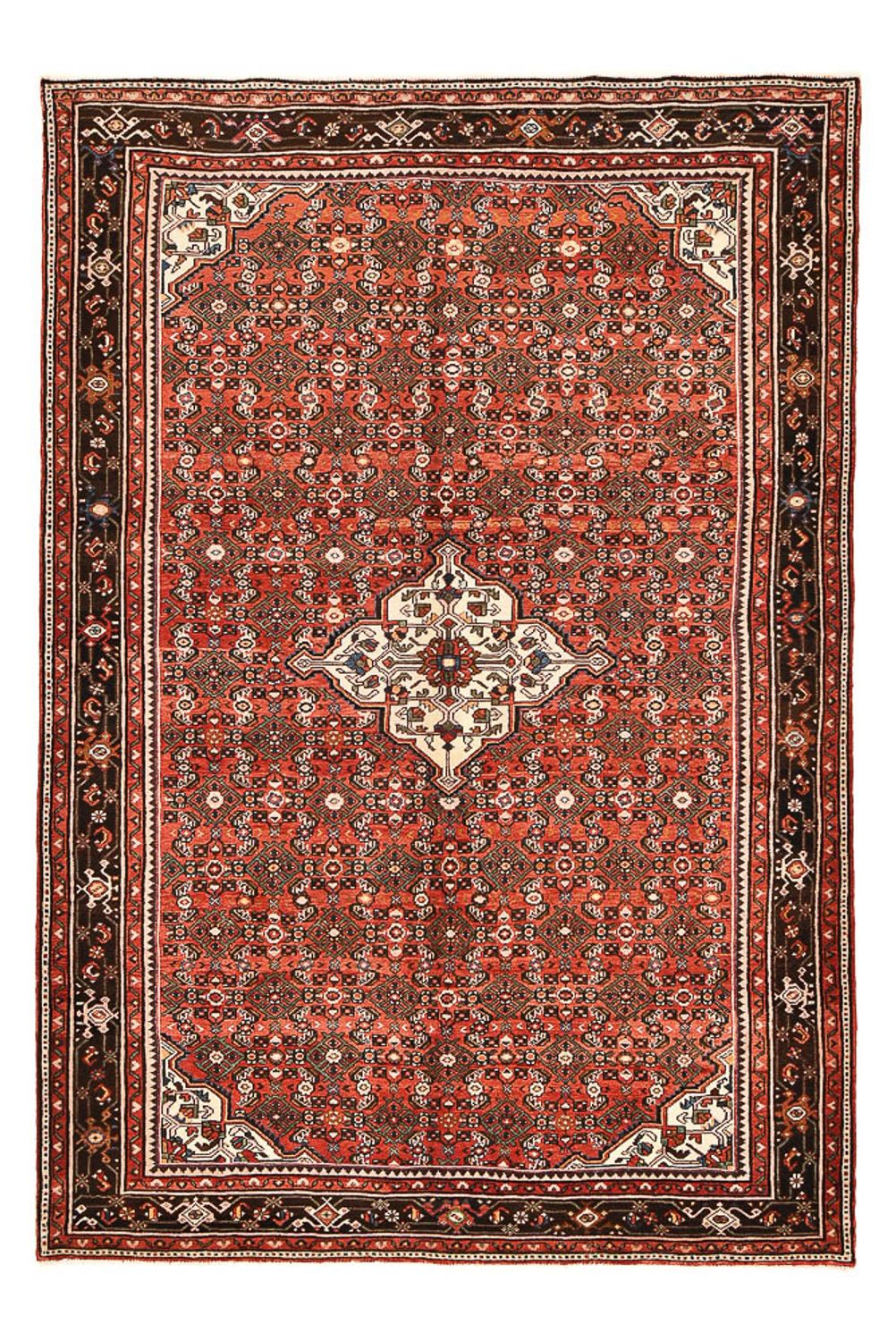 Perserteppich - Nomadic - 312 x 209 cm - terrakotta