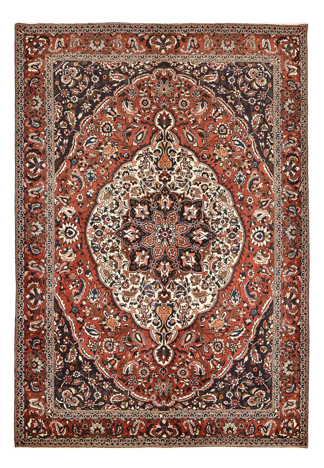 Perserteppich - Nomadic - 313 x 215 cm - bordeauxrot