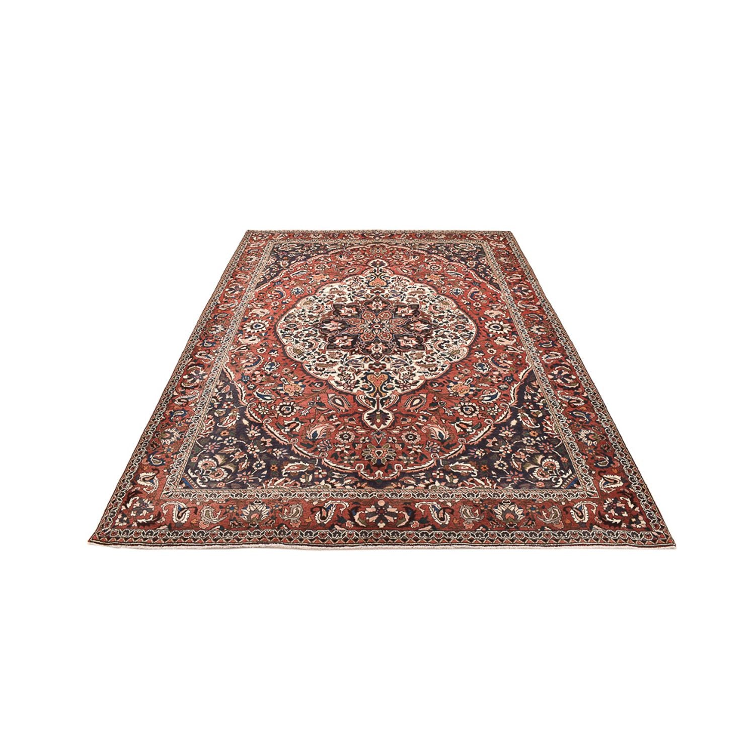 Perserteppich - Nomadic - 313 x 215 cm - bordeauxrot