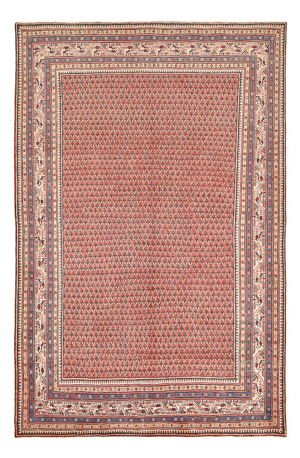 Perserteppich - Mir - 330 x 215 cm - hellrot