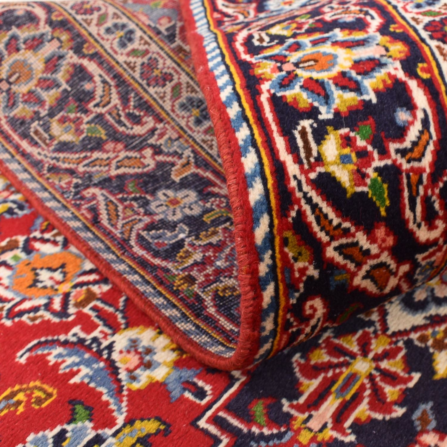 Perserteppich - Keshan - 193 x 117 cm - rot