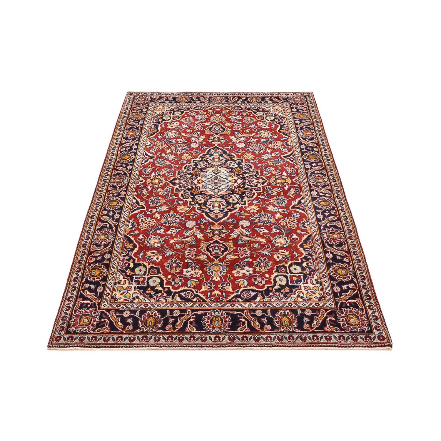 Perserteppich - Keshan - 205 x 124 cm - rot