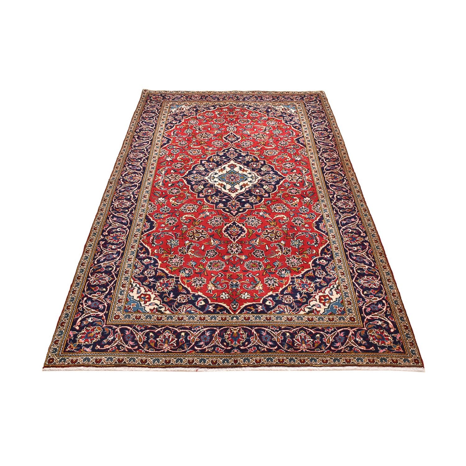 Perserteppich - Keshan - 265 x 150 cm - rot