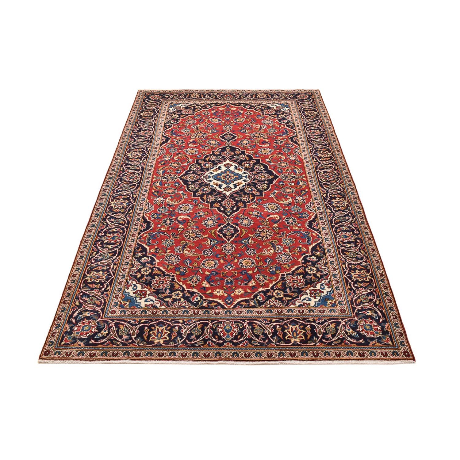 Perserteppich - Keshan - 260 x 146 cm - rot
