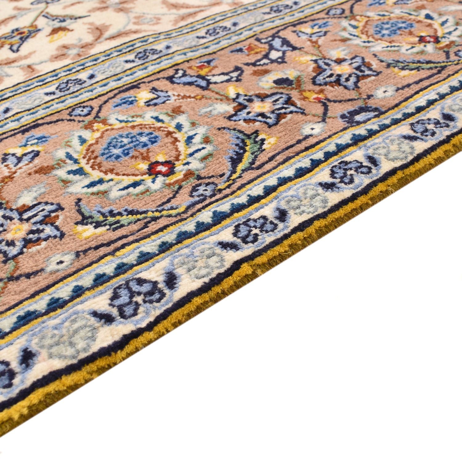 Perserteppich - Keshan - 223 x 138 cm - hellbeige