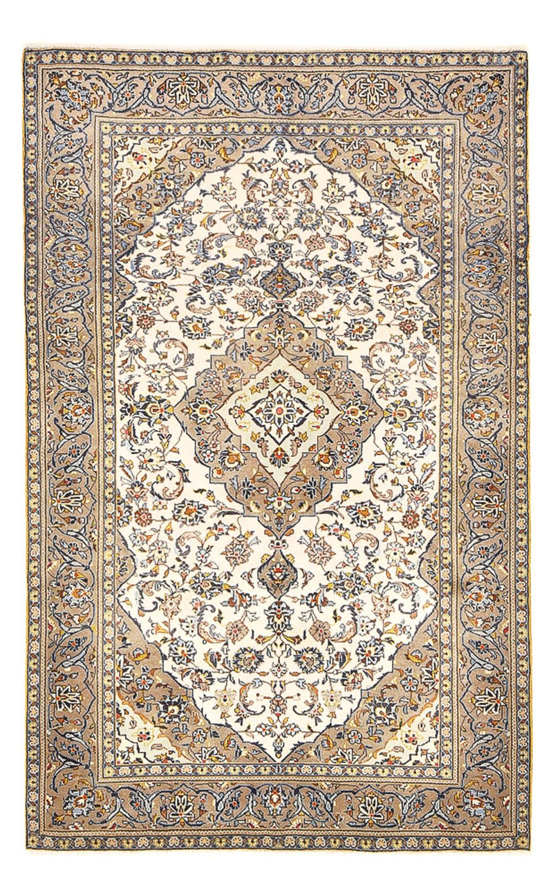 Perserteppich - Keshan - 230 x 145 cm - hellbeige