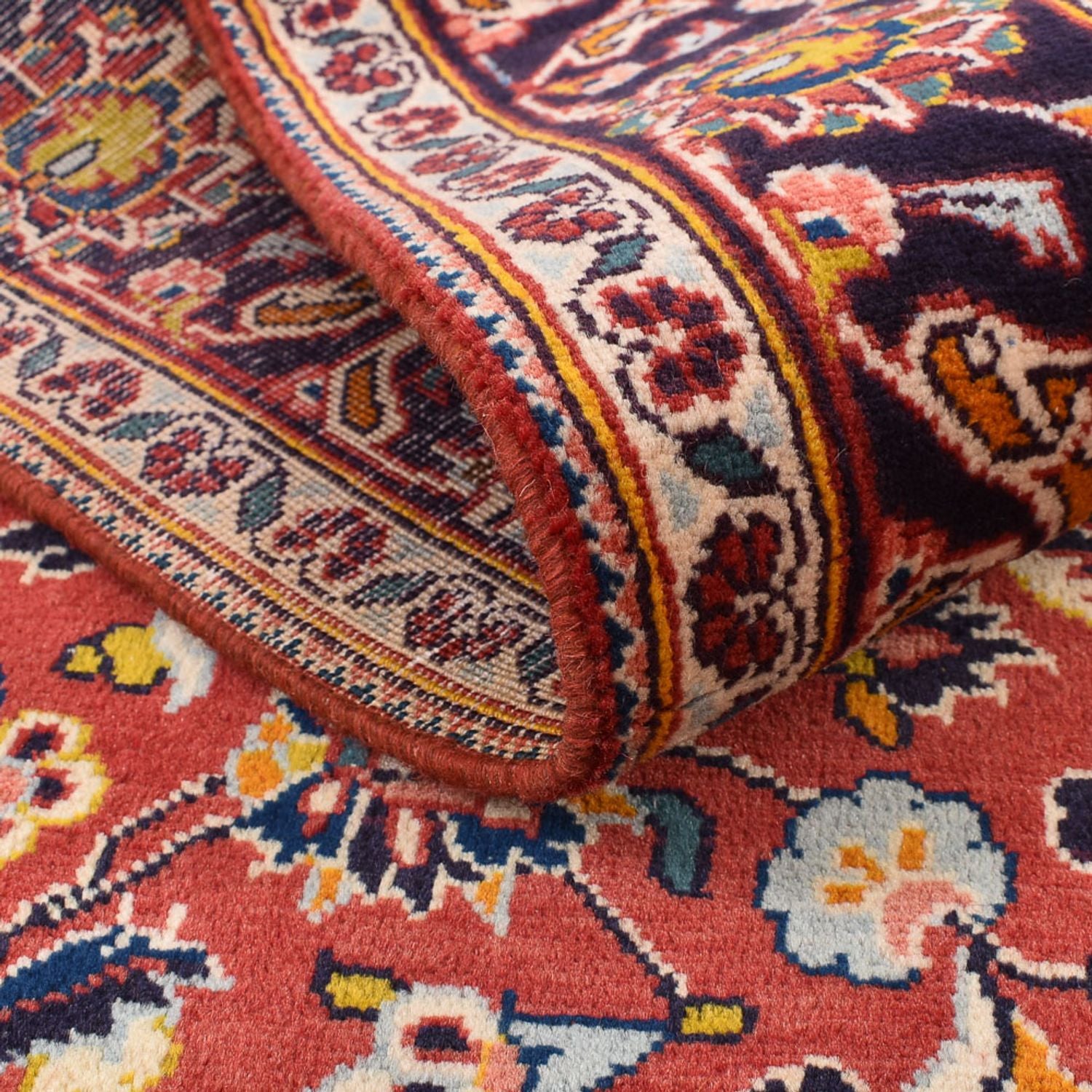 Perserteppich - Keshan - 210 x 127 cm - hellrot